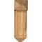 Ekena Millwork Traditional Arts and Crafts Rough Sawn Bracket w/ Offset Brace, Western Red Cedar, 8"W x 18"D x 26"H BKT0806X18X26TRA03RWR - alternate 2